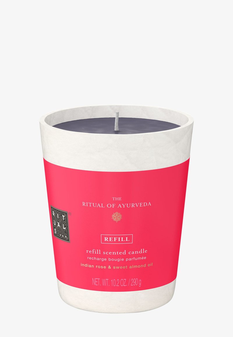 Rituals SCENTED CANDLE REFILL - THE RITUAL OF AYURVEDA - SWEET & NUTTY - SWEET ALMOND OIL & INDIAN ROSE - Geurkaars