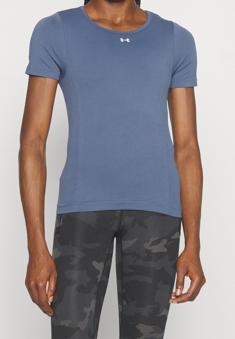 Under Armour T-shirt - bas - blue-grey