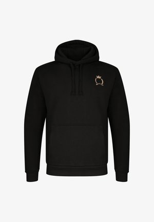 SIKSILK, ESSENTIALS - Mikina s kapucňou - black