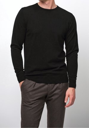 Strickpullover - black