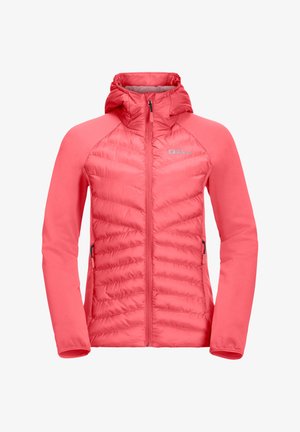 Jack Wolfskin ROUTEBURN PRO HYBRID - Winterjas - sunset coral
