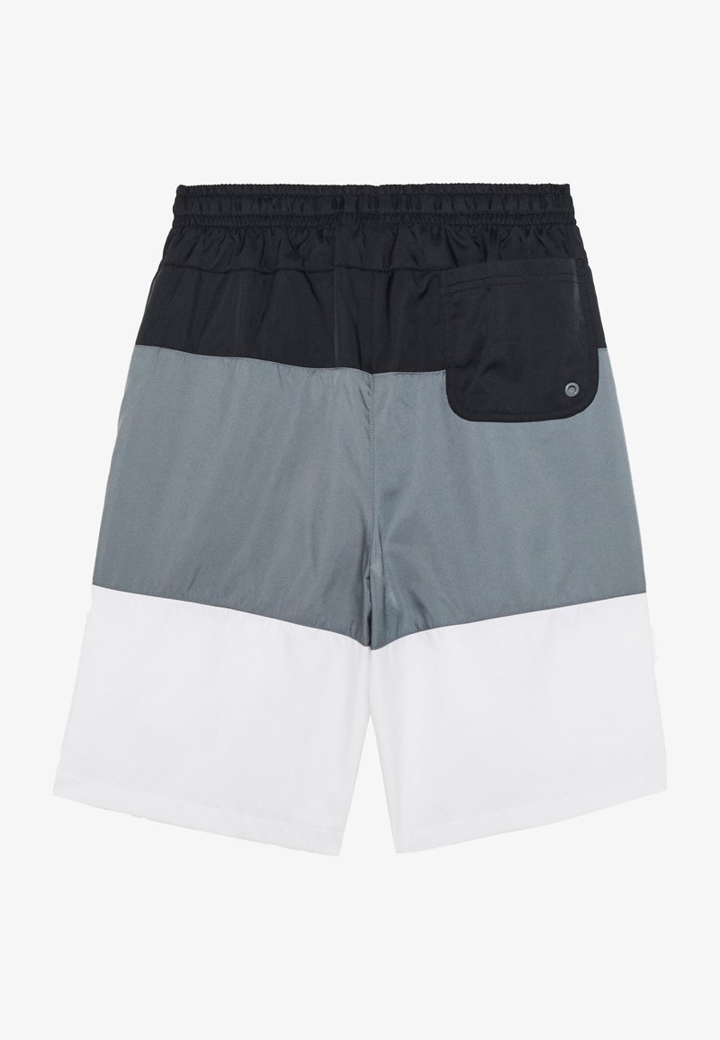 Nike Sportswear WOVEN BLOCK Shorts black/smoke grey/white
