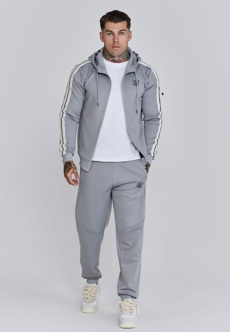 SIKSILK HOODIE - Tréningová bunda - grey