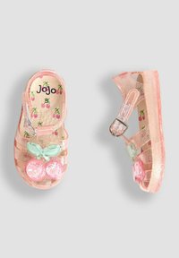 JoJo Maman Bébé REGULAR FIT - CHERRY JELLY - Vaikščiojimo sandalai - pink