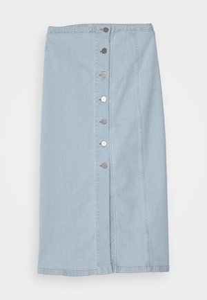 SKIRT - Pieštukinis sijonas - washed blue