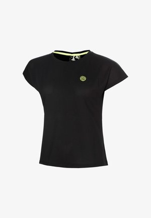 BIDI BADU, T-SHIRT NIGHT FLASH CAPSLEEVE LACE T-SHIRT W - T-Shirt print - black