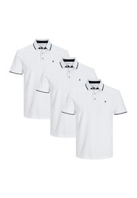 3ER PACK  - Poloshirt - weiß