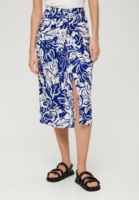 s.Oliver ROK VAN - A-lijn rok - ozeanblau