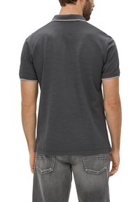 s.Oliver MIT LOGO-PRINT - Poloshirt - dunkelgrau