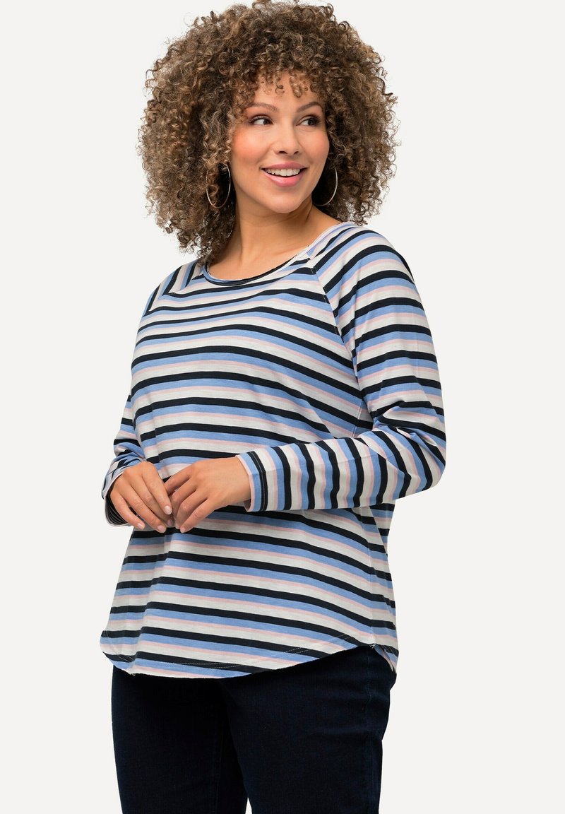 Ulla Popken - Longsleeve - dark blue, Vergroten