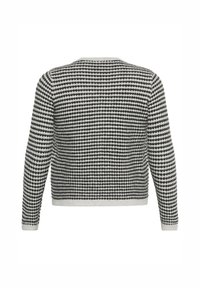 Kaffe Curve ELANNA - Kardigan - light grey m black structure