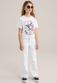 WE Fashion - Marškinėliai su spaudiniu - pink Miniatiūros vaizdas 1