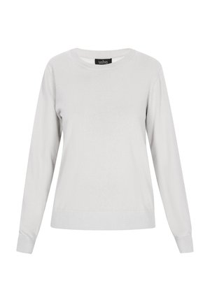 usha, Strickpullover - light grey