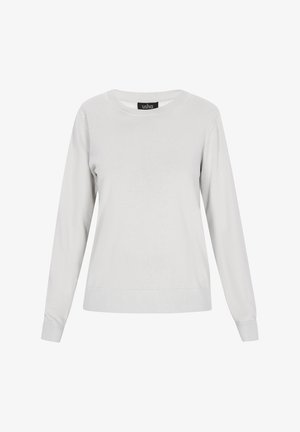 usha, Strickpullover - light grey