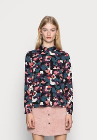 JDY JDYBROOKE LS NOOS - Skjortebluse - black/multicolor