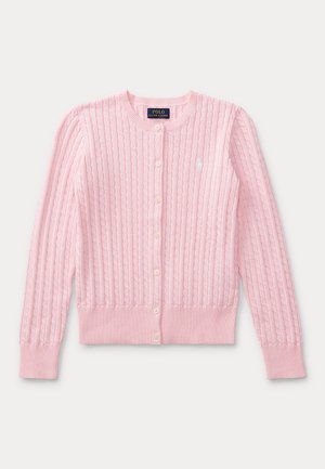 Polo Ralph Lauren, MINI-CABLE COTTON CARDIGAN 2-14YO - Gilet - hint of pink