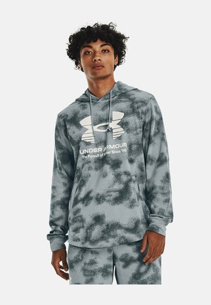 UA RIVAL TERRY NOVELTY HD - Hoodie - harbor blue