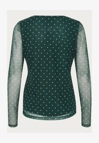 Selected, green white dot