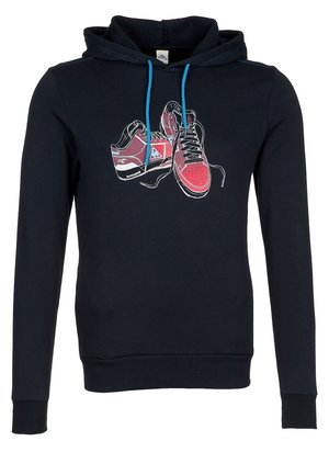 Hættetrøje - black denim