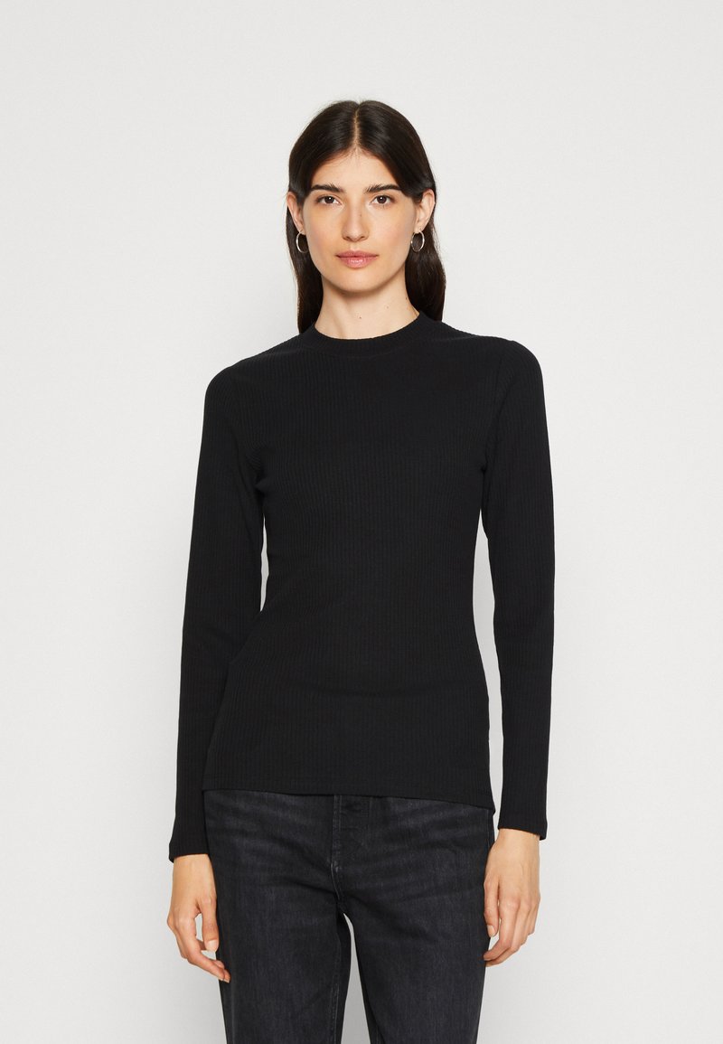 Marc O'Polo DENIM LONGSLEEVE CREWNECK - Ilgarankovis viršutinės dalies drabužis - black