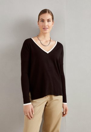 S.Oliver Maglione Bimba In Misto Cotone Mélange, Manica Lunga, Scollo Con Bottoni E Tasca