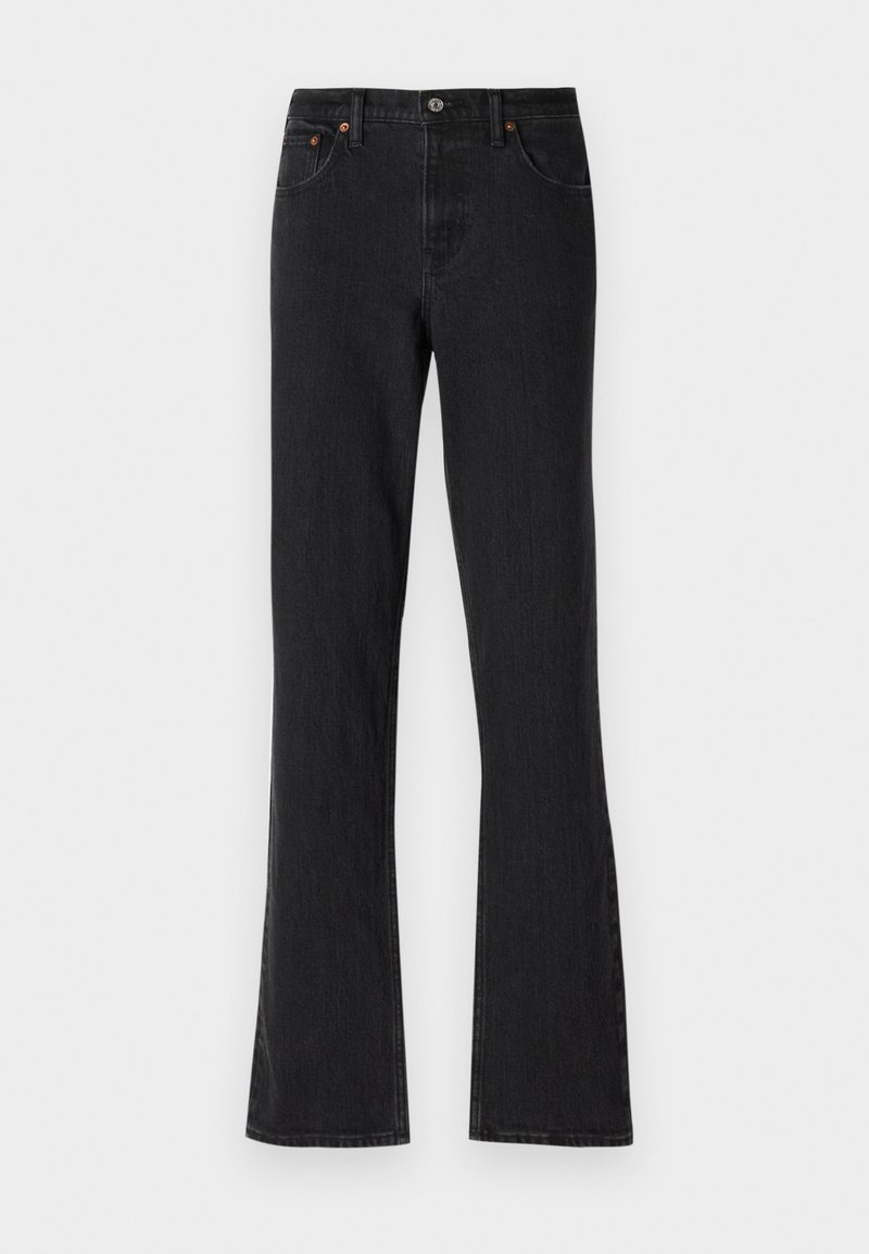 Abercrombie & Fitch Straight leg jeans zwart Abercrombie & Fitch Straight leg jeans zwart