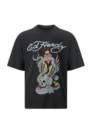 Ed Hardy, - T-shirt z nadrukiem
