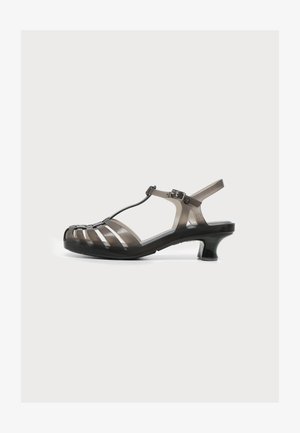 Melissa, VIXEN KITTEN HEEL - Riemensandalette - clear black
