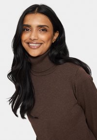 Saint Tropez ROLL NECK  - Pulover - dark oak melange