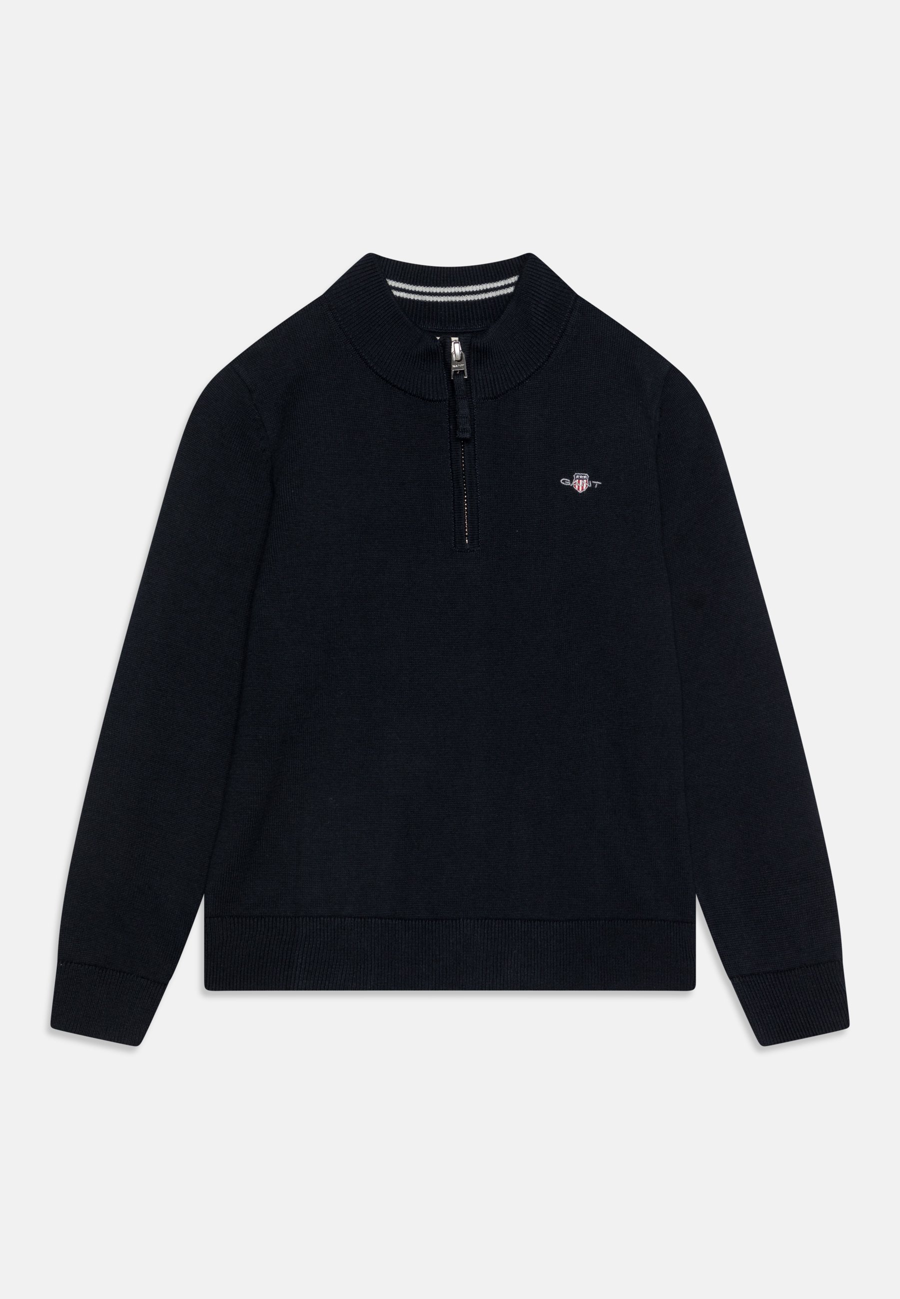 GANT SHIELD HALF ZIP UNISEX Jumper evening blue/dark blue