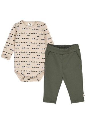 BEKLEIDUNG SET - Stoffhose - oak root/deep green
