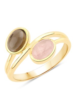 Ring - gold coloured/light pink