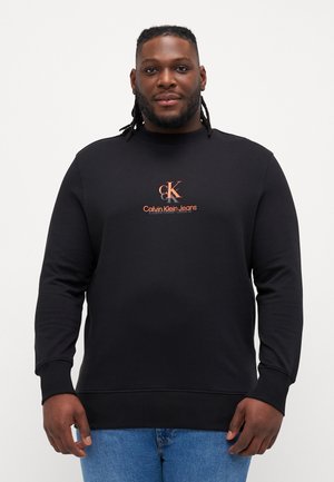 Calvin Klein Jeans PLUS SHADOW LOGO CREW NECK - Sweatshirt - black