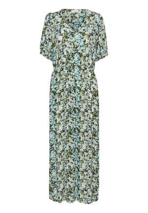 Kaffe KAISOLDE AMBER - Maxikjoler - blue green abstract flower