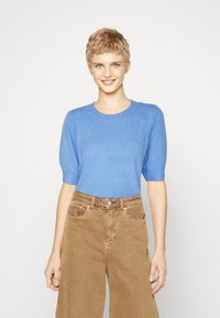 ONLY ONLRICA LIFE - Triko s potiskem - blue