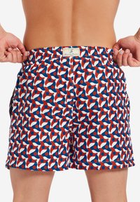 Gassa d’Amante ORTIGIA  - Shorts da mare - rosso stampa grafica