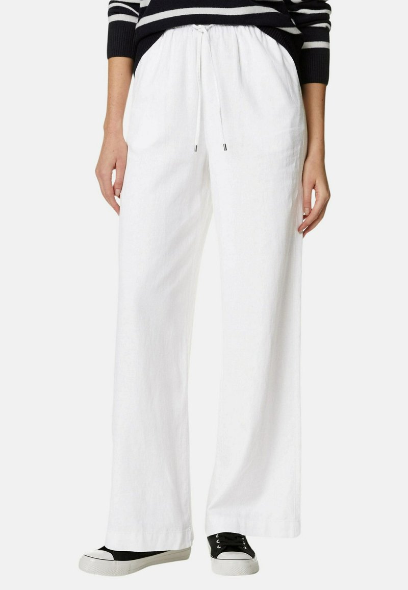 Marks & Spencer WIDE LEG - Broek - soft white
