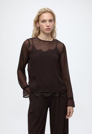 Vero Moda, VMLALIE - Blouse - chocolate torte