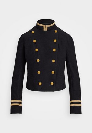 SOUTACHE TRIM SURPLUS INTERLOCK BLAZER - Sacou - black