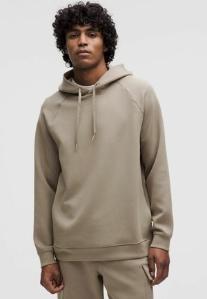 SMOOTH SPACER PULLOVER - Mikina s kapucňou - warm ash grey