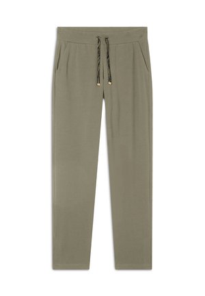 REGULAR CON SPACCHI E COULISSE ANIMALIER - Pantaloni sportivi - aloe zebra animalier