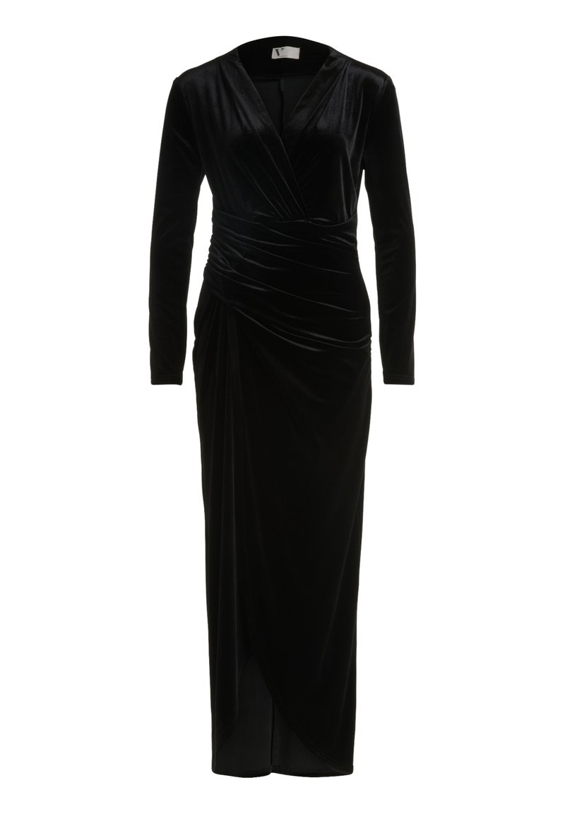 Robe De Soirée New Look En Velours Rouge - Taille 38 - Fourreau