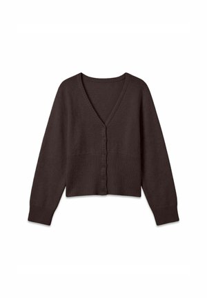 Vero Moda, CARDIGAN VMMILO KNIT CARDIGAN - Gilet - chocolate torte