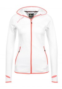 Peak Mountain POLARSHELL FEMME ACAMPUS - Sweat zippé - blanc
