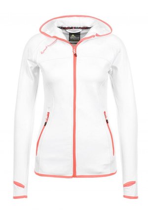 Peak Mountain POLARSHELL FEMME ACAMPUS - Sweat zippé - blanc