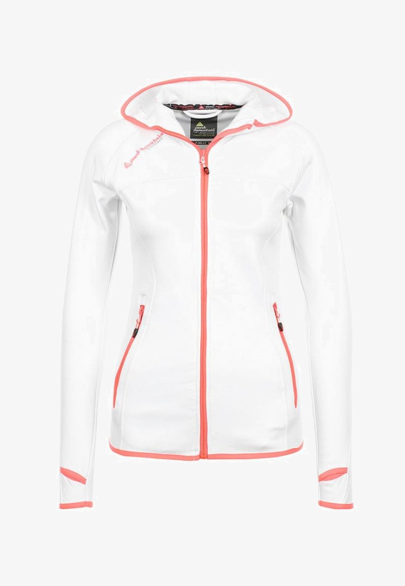 Peak Mountain POLARSHELL FEMME ACAMPUS - Sweat zippé - blanc