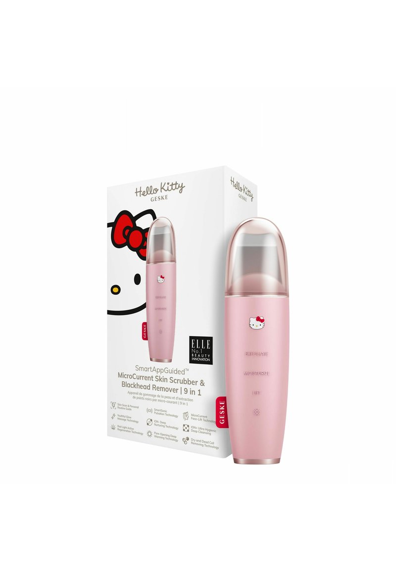 GESKE - MICROCURRENT SKIN SCRUBBER BLACKHEAD REMOVER 9 IN 1 - Hudplejeredskab - hello kitty pink, Forstør