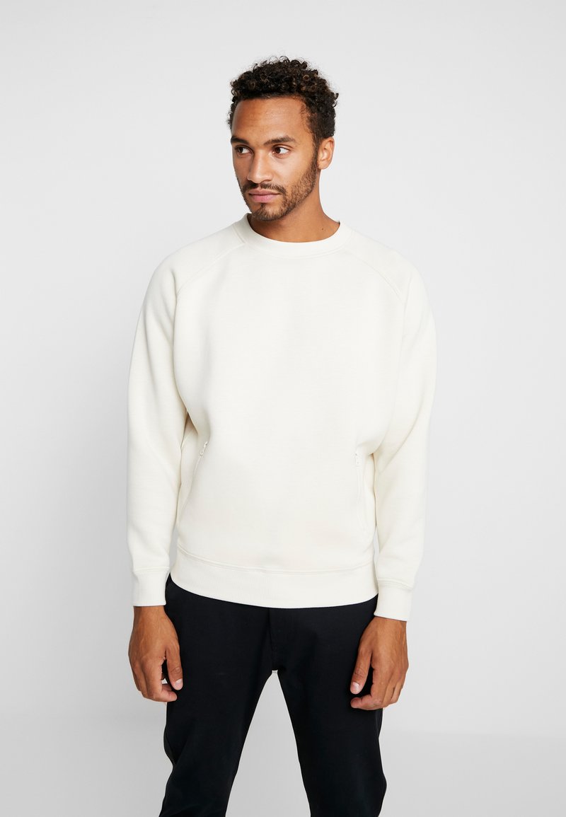 Urban Classics ZIP POCKET CREW - Sportska majica - sand