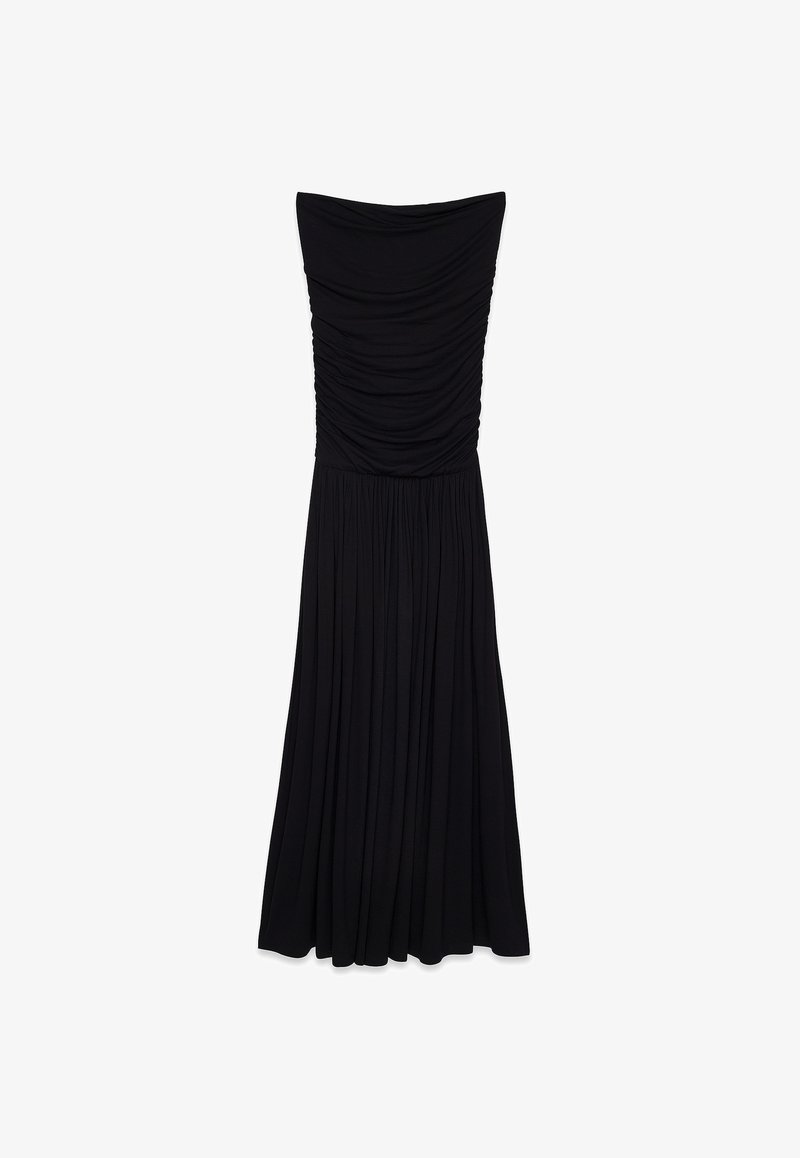 NA-KD FLOWY TUBE Jersey dress black Zalando