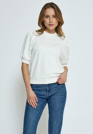 Minus MIMIKA SWEAT - T-shirts basic - broken white